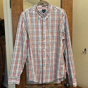 Men's J Crew Factory Slim Flex Washed Button Down- Size XL
